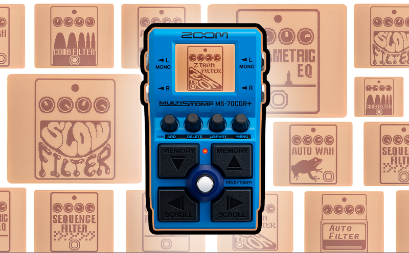 MS-70CDR+ MultiStomp for Guitarists | Buy Now | ZOOM