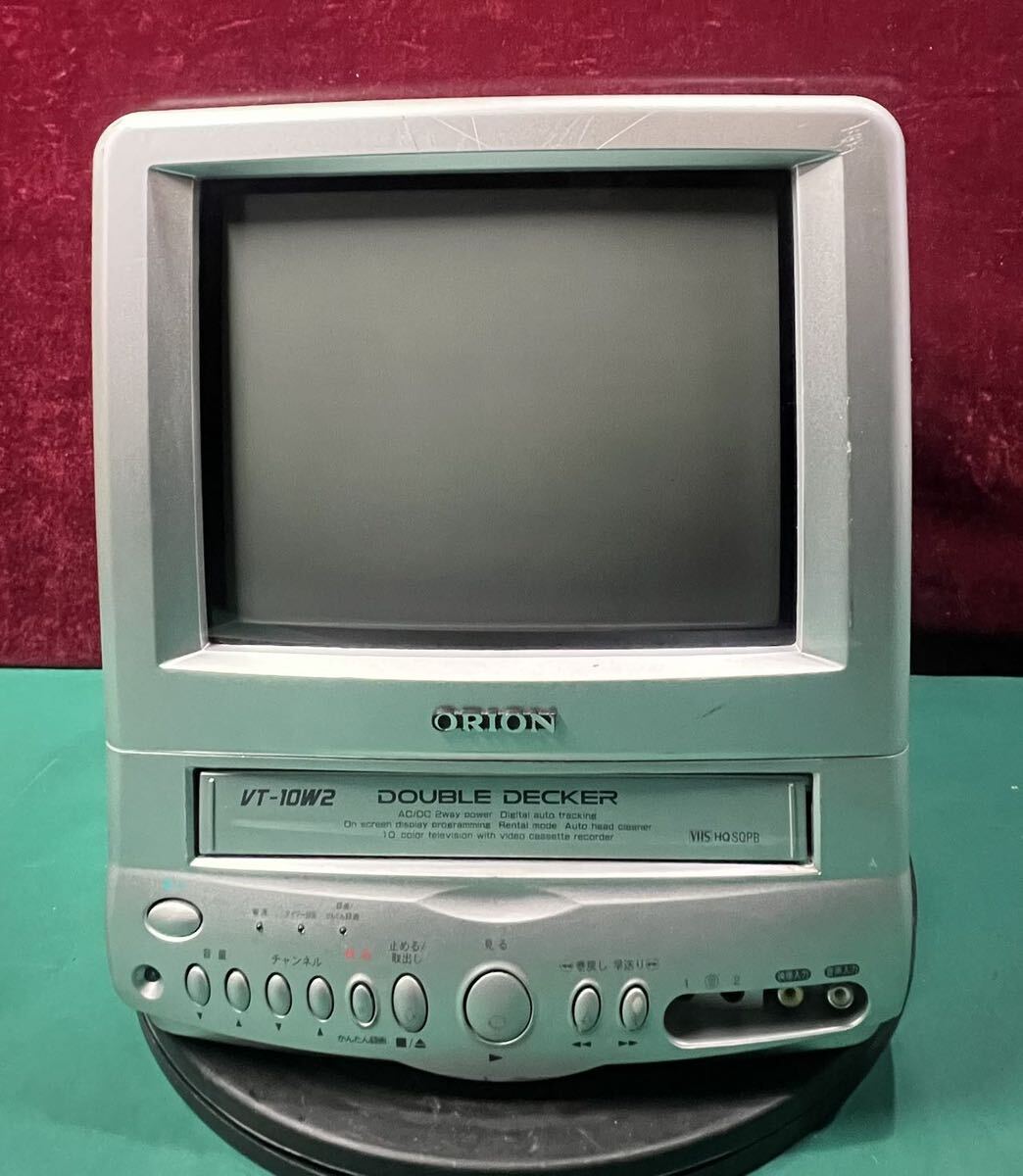 Yahoo!オークション - オリオン ORION VT-10W2 ビデオ付10型カラーテレ