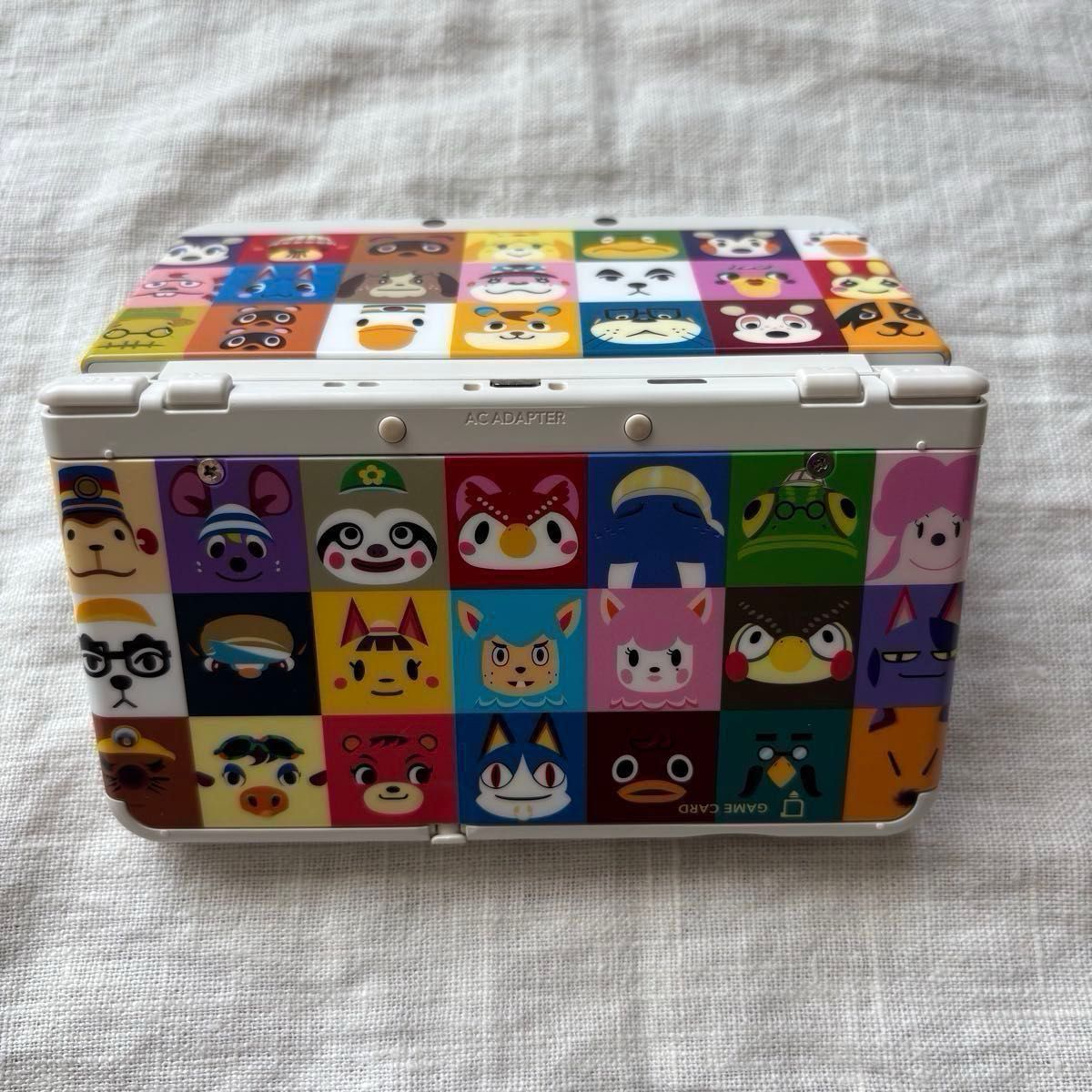 画面美品】Nintendo new 3DS どうぶつの森 きせかえプレート
