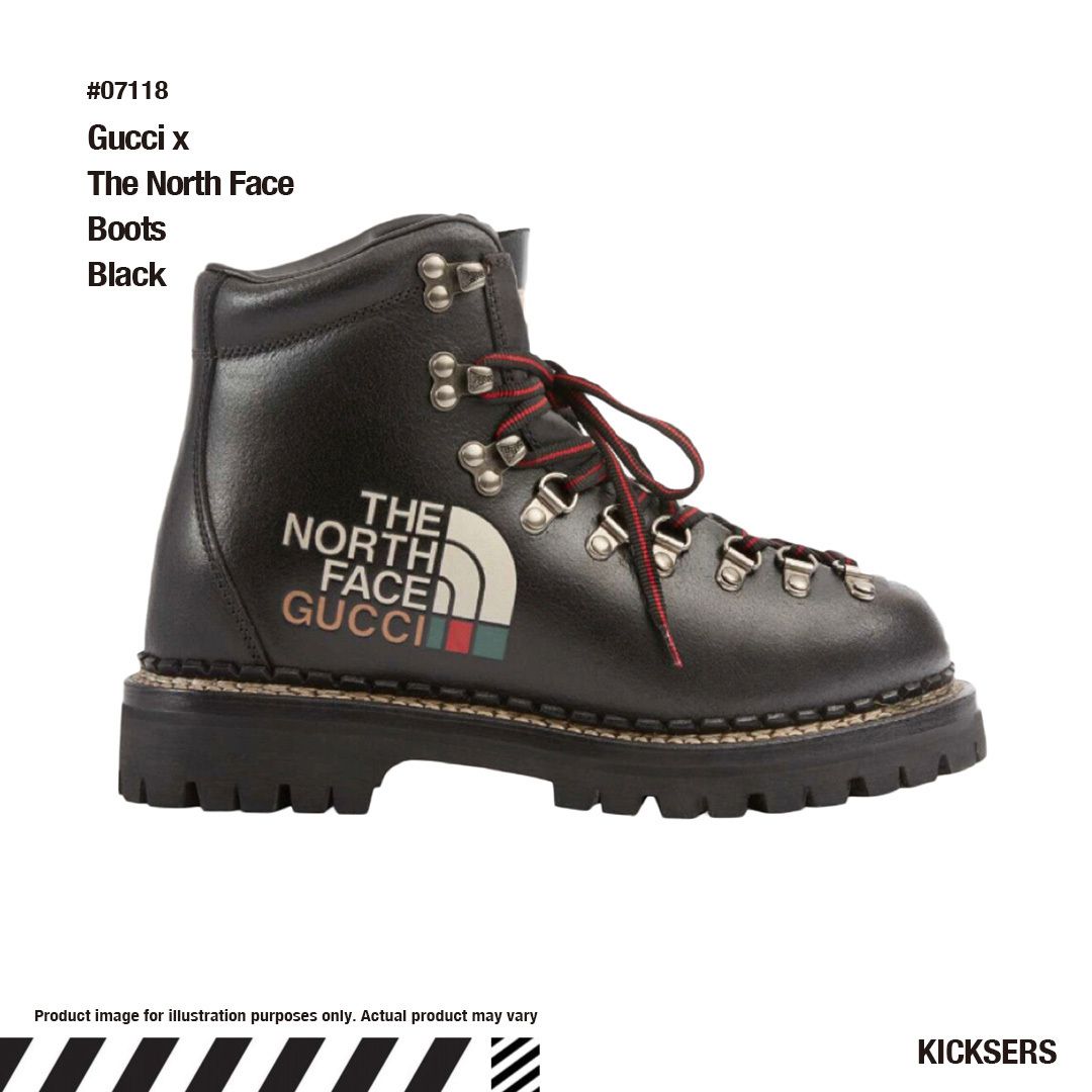 人気話題注目コラボ！Gucci x The North Face Boots Black (GUCCI