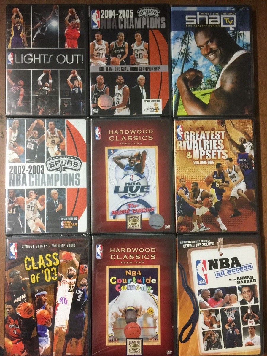 11 New NBA DVDs, Shaq, Spurs, Hardwood Classics, All Access