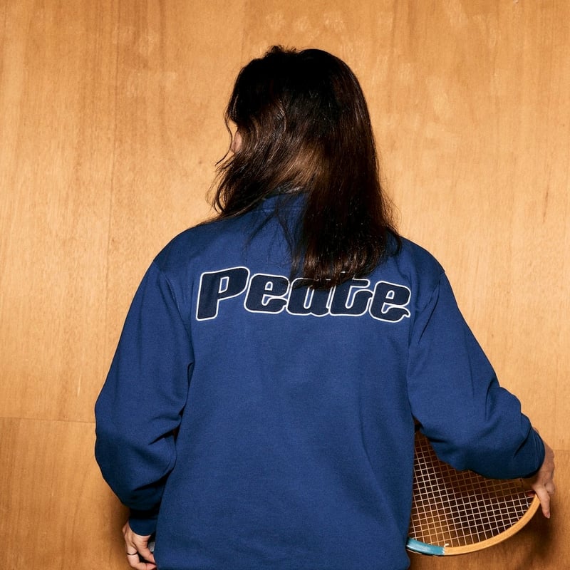 Peate applique Sweat(Navy) | Peate