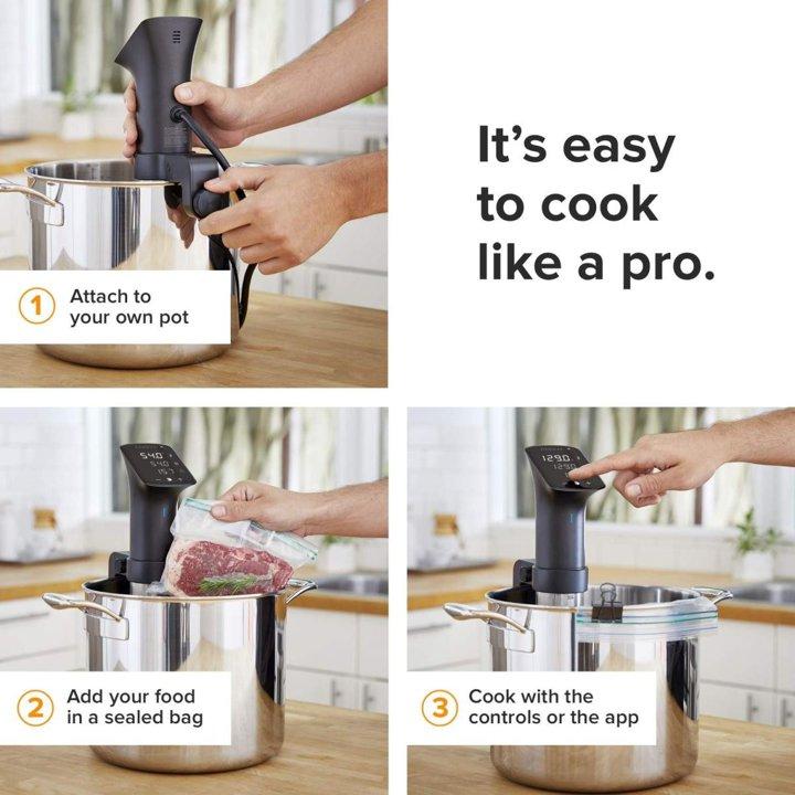 並行輸入品】アノーバ 低温調理器 Anova Culinary Sous Vide : メタ