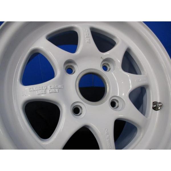 希少！ 軽量 4本 即決 ENKEI エンケイSPORT M18J 白 アルミホイール 13