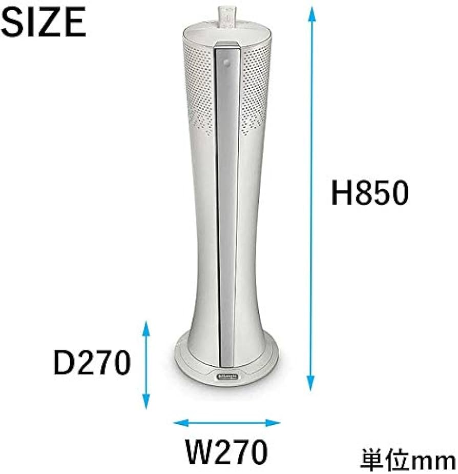 Amazon | デロンギ(DeLonghi) 空気清浄機能付き スリムファン 扇風機