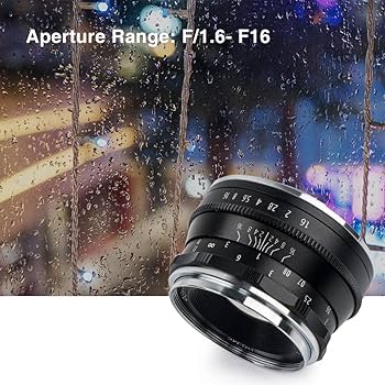 Amazon | Pergear 35mm F1.6 カメラレンズ 富士フイルムXFマウント