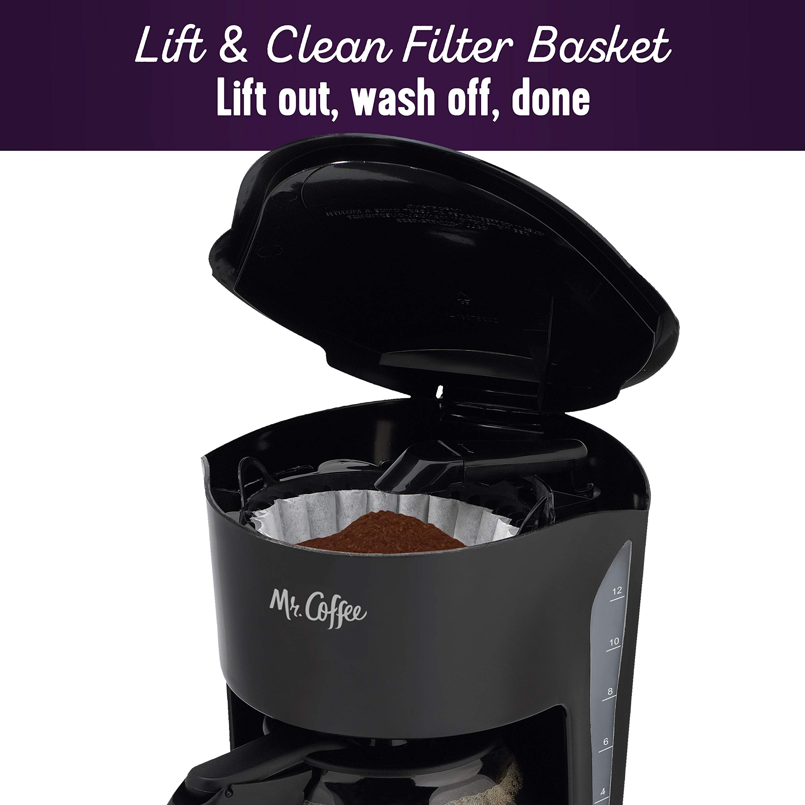 Amazon | Mr. Coffeeブラックコーヒーメーカー 12カップ 自動一時停止