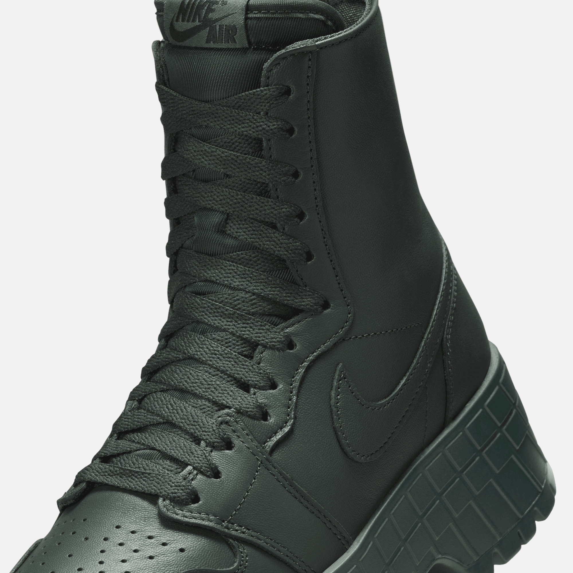 Air Jordan Women's 1 Brooklyn Dark Spruce Green – Puffer Reds