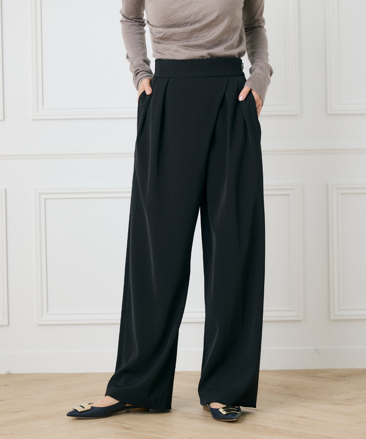 ラップパンツ《la veille by SUPERIOR CLOSET》｜INED（イネド