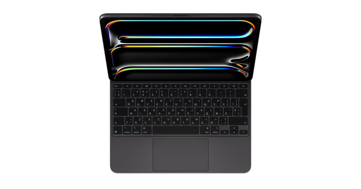 Magic Keyboard for iPad Pro 13‑inch (M5) - Ukrainian - Black - Apple