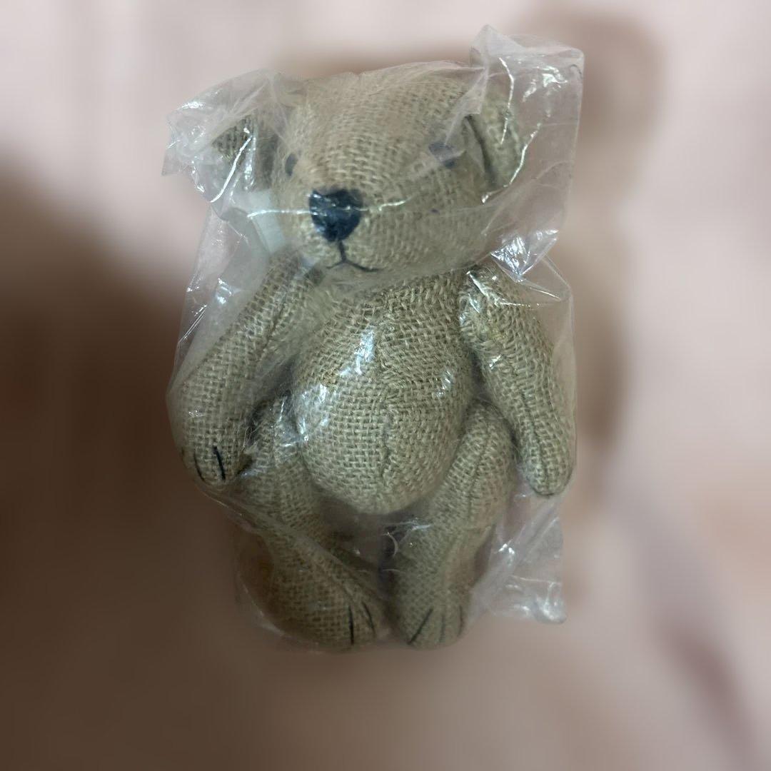 Teddy bear ぬいぐるみ 約20cm アンティーク Antique Teddy Bear 1920/30 RARE Worsted Wool Shoe Button Eyes Hump
