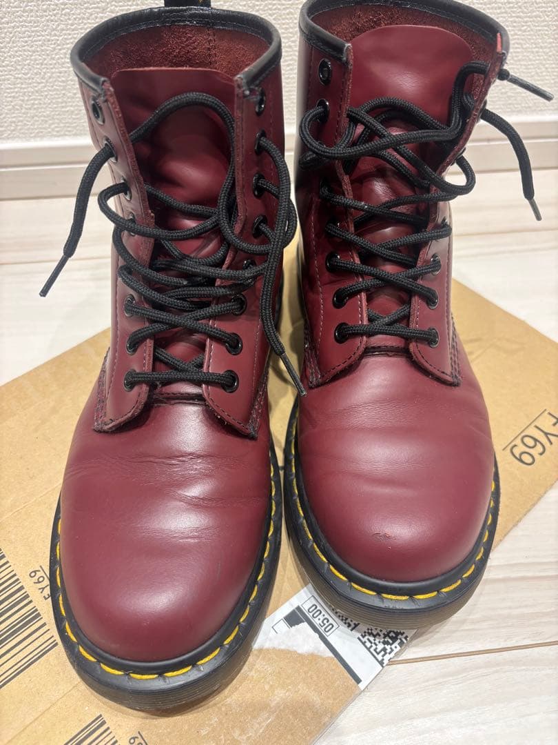 ドクターマーチン　8ホール　UK6 チェリー Dr.Martens（ドクターマーチン） 8 ホール シューズ Dr.Martens 1460 8