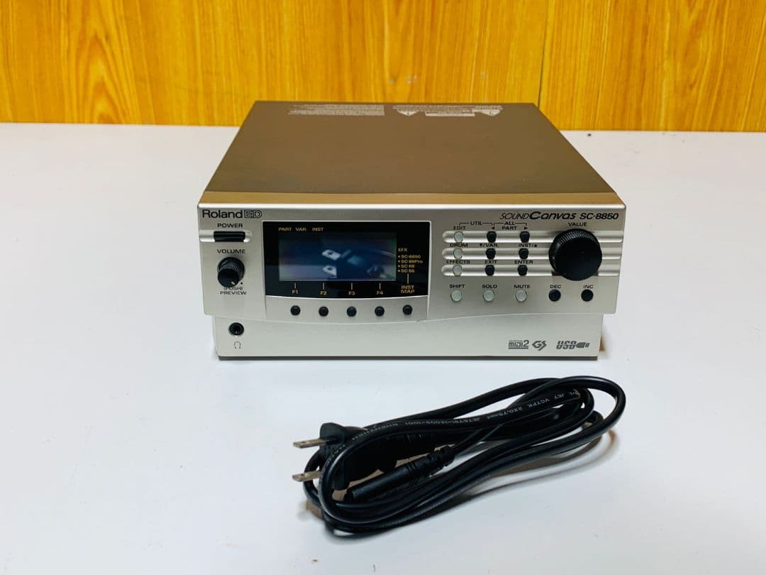 Roland SC-8850 ロ―ランドサウンドカンワス Roland SC-8850 SC8850 SOUND Canvas General MIDI sound modules Used