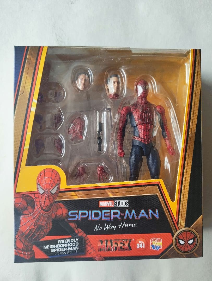 MAFEX フレンドリーネイバーフットスパイダーマン MAFEX Friendly Neighborhood Spider-Man Review ! - YouTube