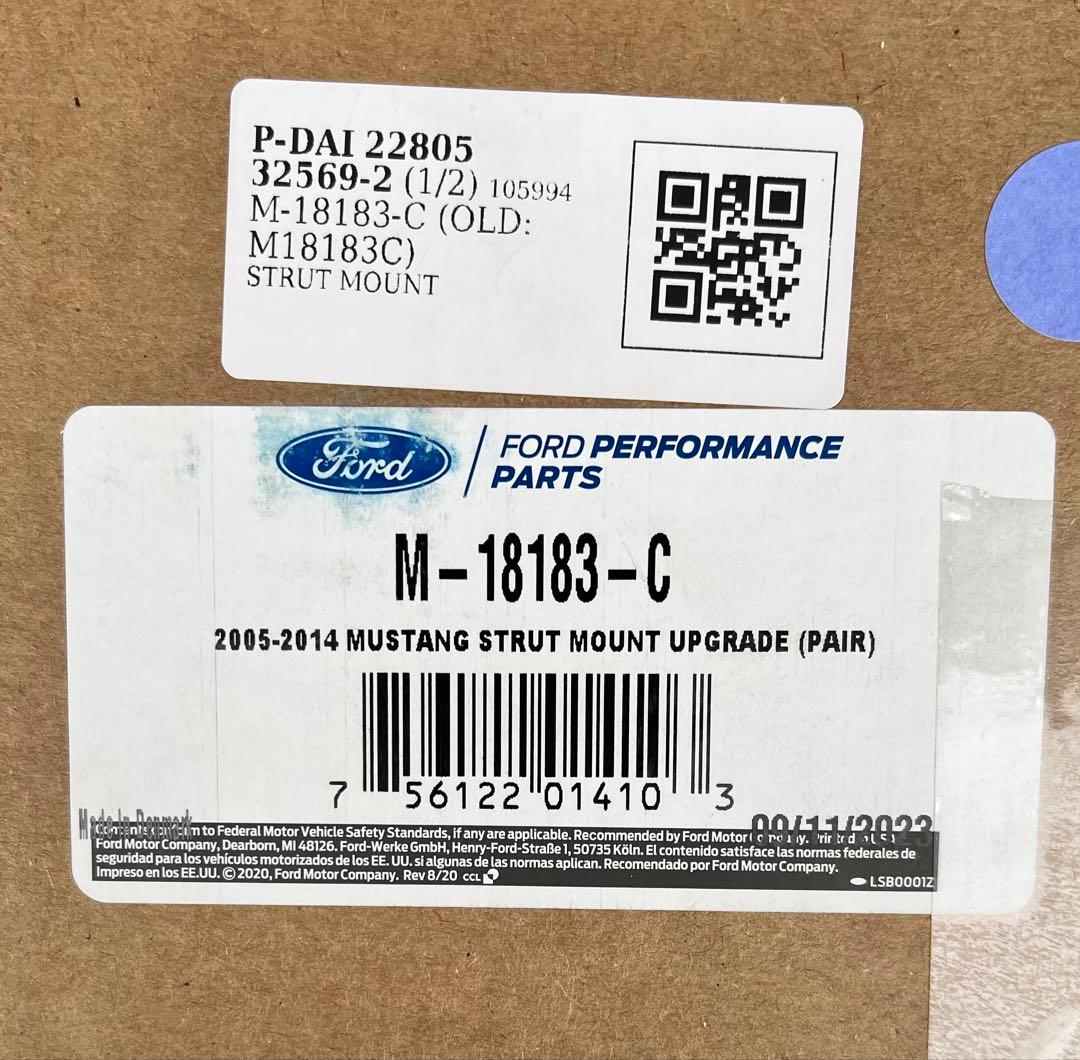 シ*ュ様 フォード マスタング ストラットマウント M-18183-C 2015-2023 MUSTANG FRONT STRUT MOUNT (PAIR)| Part Details for M