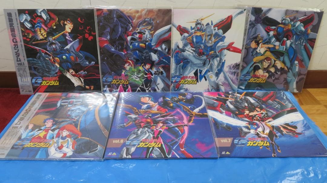 機動武闘伝Ｇガンダム　ＬＤ単品セル全７巻セット販売 機動武闘伝Gガンダム LD単品セル全7巻セット販売 - メルカリ