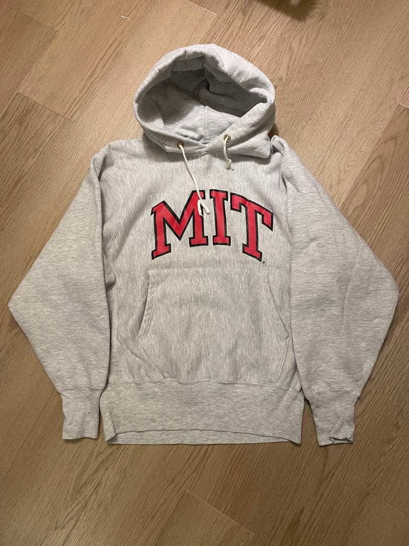 90's Champion MIT リバースウィーブ パーカー M 90's Champion Reverse Weave Sweat Parka Made in USA XL/NAVY 90年代