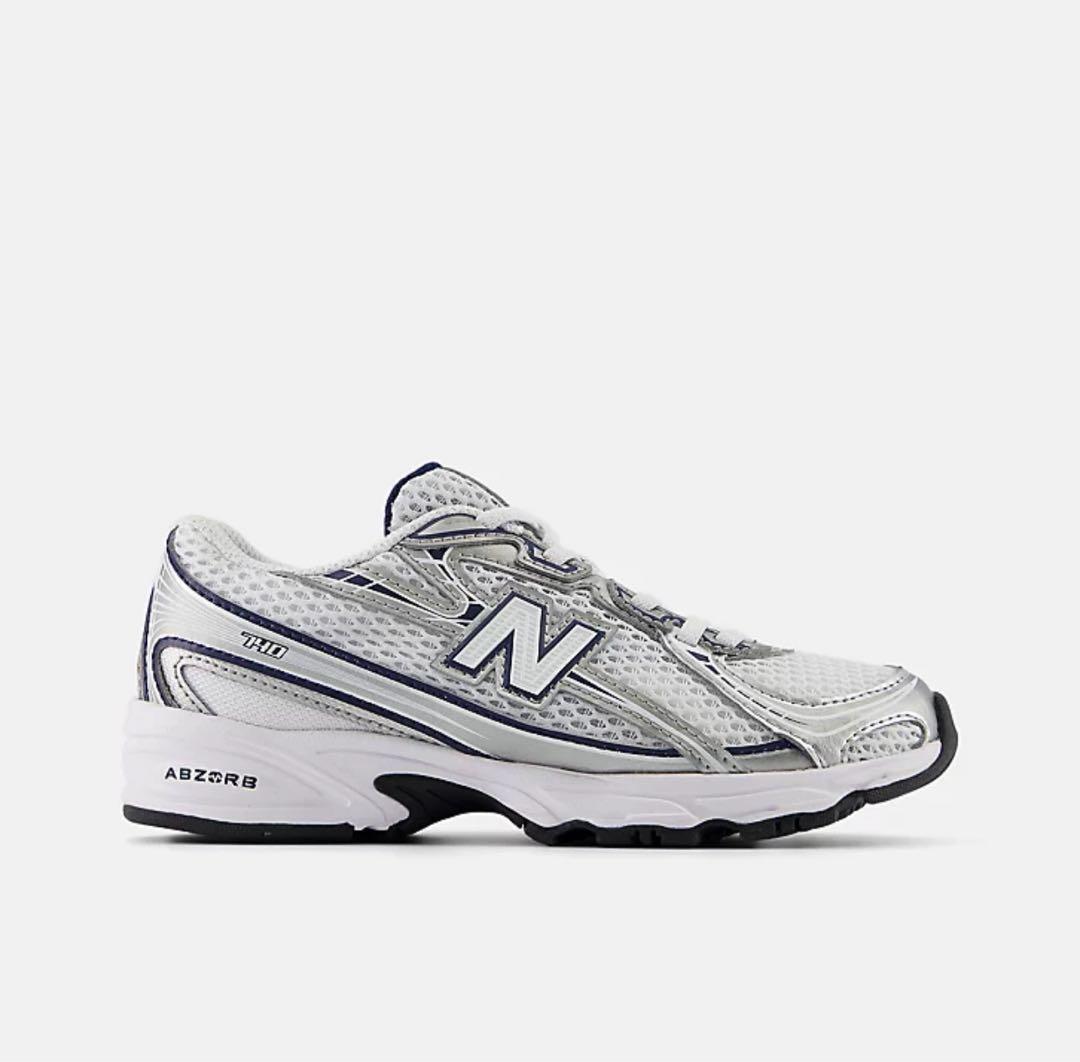 new balance 740 bungee lace キッズ 18.5 - メルカリ