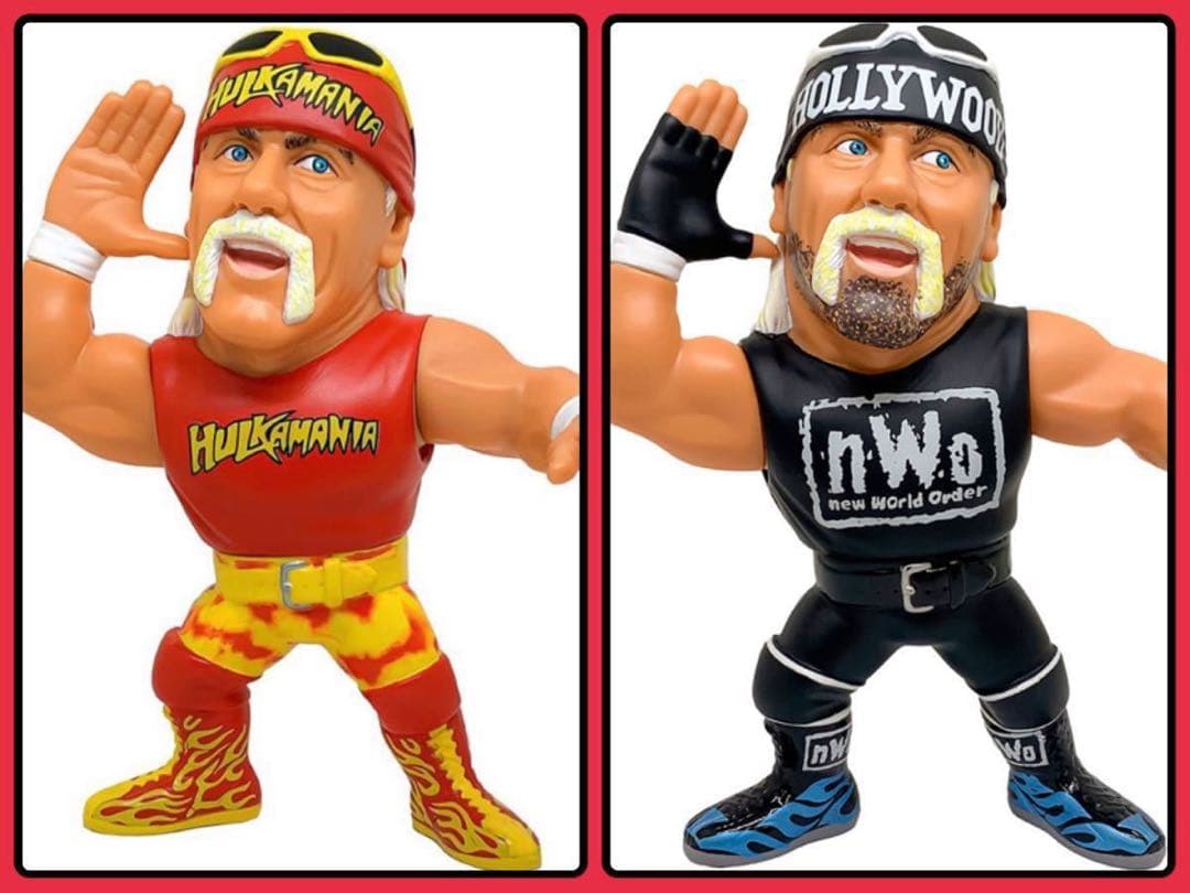 新品未開封 激レア ハルクホーガン 16d フィギュアコレクション　2体セット 16dソフビコレクション018 WWE ハルク・ホーガン