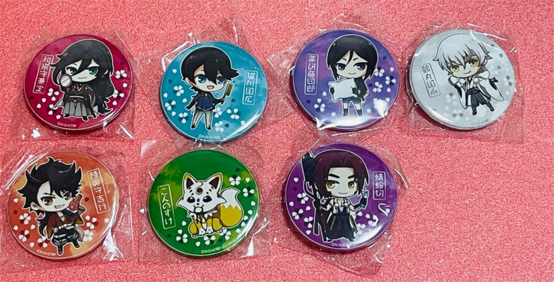 【全7種】活撃 刀剣乱舞 × HOTEL 缶バッジコレクション 第1弾 活撃 刀剣乱舞 カプセル缶バッジコレクション - グッズ | アニメ『活撃