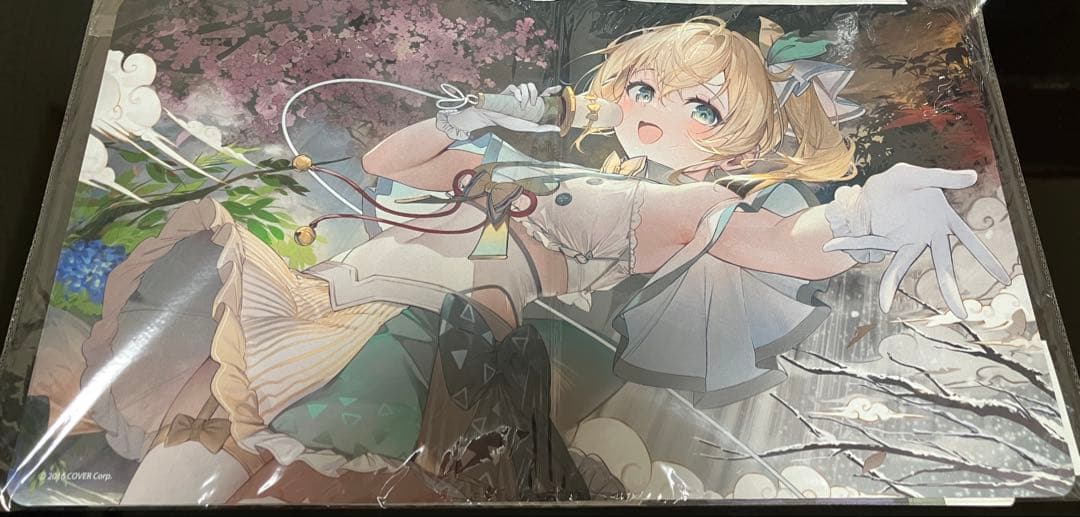 風真いろは　ホロライブ　活動1周年　ラバーマット 駿河屋 -<中古>風真いろは ラバーマット 「バーチャルYouTuber