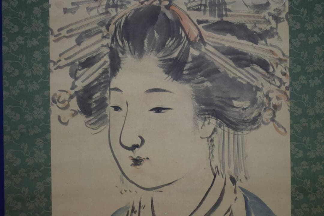 不詳/作者不明/舞妓/美人画/布袋屋掛軸HH-733 不詳/作者不明/舞妓/美人画/布袋屋掛軸HH-733 - メルカリ