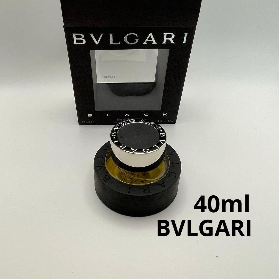 【廃盤品】　BVLGARI BLACK ブルガリ　ブラック　香水　40ml BVLGARI - 廃盤 BVLGARI BLACK ブルガリ ブラック オードトワレ 40mlの